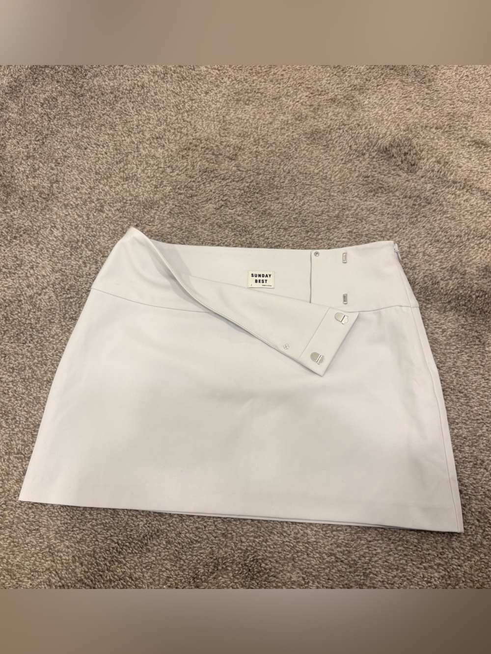 Aritzia Sunday Best Mini Skirt - light sage green